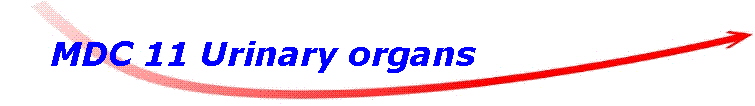 MDC 11 Urinary organs